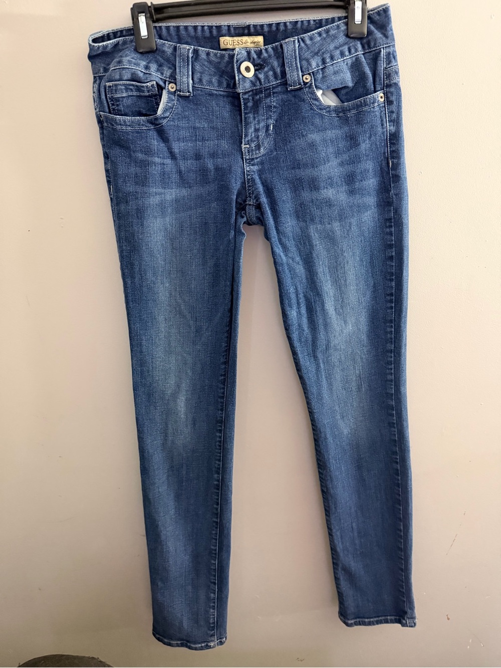 Y2K Vintage GUESS daredevil Skinnyleg skinny jeans Lowrise